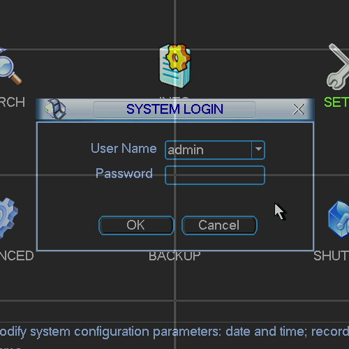 iMaxCamPro System Login