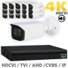 16 8MP HDCVI Camera Kits