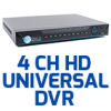 4 CH HD-Universal DVR's