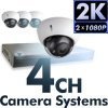 4MP 2K 4 CH Camera Systems