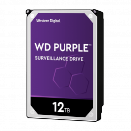 WD Purple Surveillance 12TB AV 3.5" Hard Disk Drive for DVRs/NVRs