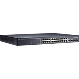 24-Port 802.3at Web Management PoE Switch