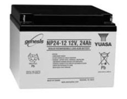 NP24-12FR 24AH 12V Rechargeable Sealed Lead Acid Battery, Flame Retardant