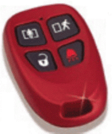 WS4939DCRED DSC CASE: RED W/BLACK BUTTONS