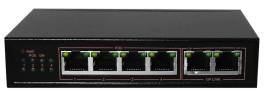6 Ports With 4CH PoE Switch