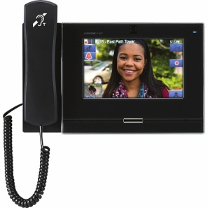 Aiphone IX-MV7-HB-L 7" Color Touchscreen IP Master Station with T-Coil Hearing Aid Supported Hand...