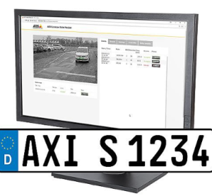AXIS 01574-001 License Plate Verifier for Freeflow Traffic up to 45mph, 1-License