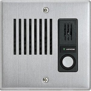 Aiphone IE-JA Flush Mount Door Station, Stainless-Steel Cover