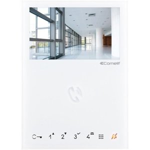 Comelit 6722W Mini Handsfree BM Monitor for VIP System, White