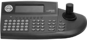 Pelco Keyboard with Variable-Speed, Vector-Solving Joystick for PTZ and Dome Control (BLACK)