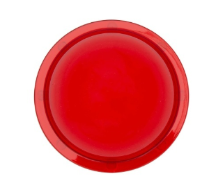 System Sensor LENS-R3 L-Series Indoor WallCeiling Mount Strobe, LED Lens, Red