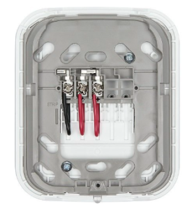 System Sensor WAV-WL SWIFT Wall Mount AV Base for L-Series AV Devices, White
