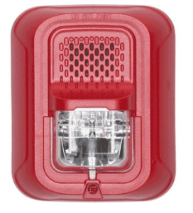 System Sensor CHSRL L-Series Selectable Output Chime Strobe, Wall Mount, Red