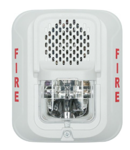 System Sensor P2WL-LF L-Series Indoor Selectable Output Low Frequency Sounder Strobe, 2-Wire, Wal...