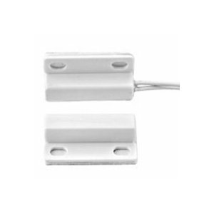 Resideo 943WG-WH Honeywell Home 943WG-WH Mini Magnetic Contact with 12" Leads, 1" Gap, White (Rep...