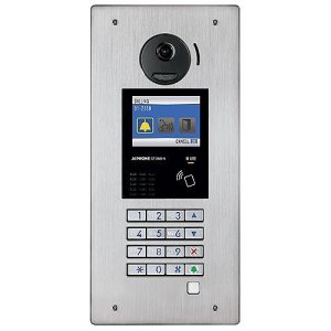 Aiphone GT-DMB-N Stainless-Steel 3-in-1 Video Entrance Station with NFC Reader