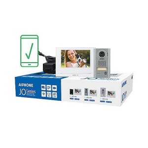 Aiphone JOS-1VW JO Series Mobile-Ready Box Set with Surface-Mount Door Station 7" Video Set, Incl...