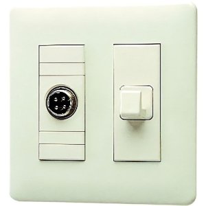 Aiphone NIR-HPF NIM Series Wall Jack with Hook for the NI-RC