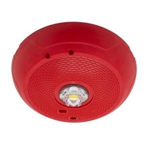 System Sensor SCRLED-P L Series Ceiling Mount Strobe with LED, Non-Label, Red