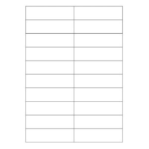 Comelit 1218 Intercom and Entry Accessory, Name Tag Sheets for Ikall Entrance Panel
