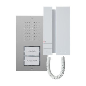 Comelit KCA2061A Ciao Kit and 2-Wire Mini with Handset, Single-Family Audio Kit for Simplebus 2 S...