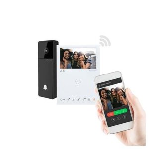 Comelit KVV8101 Visto Kit and Mini VIP Handsfree Wi-Fi Monitor