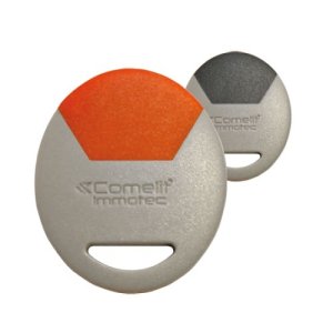 Comelit SK9050GO/A Standard Mifare Key Fob, Grey/Orange