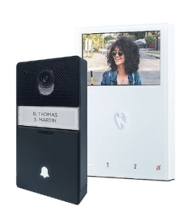 Shop all  Comelit Comelit PAC HFX-700B Door Station Kit with Mini Hands-Free Monitor, Simplebus 2...