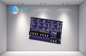 Power Distribution Module, 4 Fused Output up to 28 VAC/VDC, Board