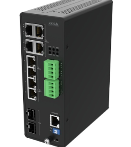 AXIS D8208-R 8-Port Managed Industrial PoE++ Switch, 480W Power Budget