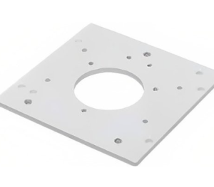 Turing Video EBEPAB EDGE+ Series Single Square Gang Box Plate, White