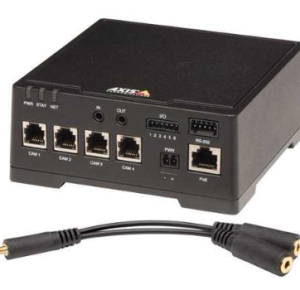 AXIS F44 Series 1080p/720p HDTV WDR Dual Audio Input Main Unit, Black