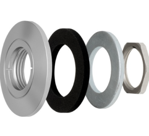 AXIS F8212 Trim Ring for Recessed Mounting of Sensor Units and Cameras, 10-Pack