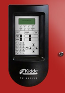 Kidde FX-64R 1-Loop Intelligent Fire Alarm System with 64-Point Capacity, NACs, Surface Mount Enc...