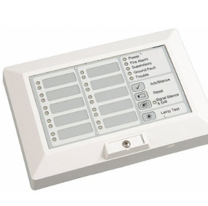 Kidde K-FSRA10C FX-Series 10-Zone Remote Annunciator with System Indicators and Controls for FSP1...