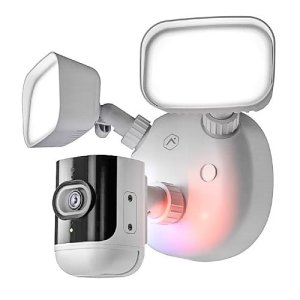 Alarm.com ADC-V729AC 4MP Floodlight Camera for Outdoors, 3000-Lumen, Onboard Recording, 2-Way Aud...