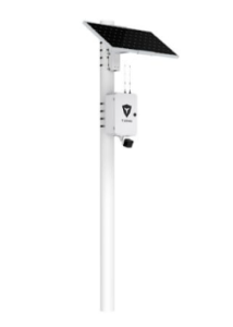 Turing Video LS-KG2-ONEM-3Y SolarShield Outdoor Solar-Powered System, Includes (1) 5MP EDGE+ Bull...