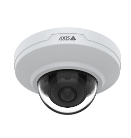 AXIS M3086-V M30 Series 4MP Fixed Mini Dome WDR IP Camera, 2.4mm Lens, White, (Replaces M3066-V)