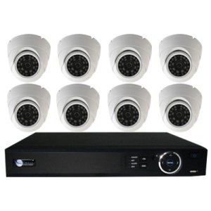 8 HD 720p Dome Cameras DVR Kit for Business Professional Grade 