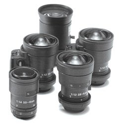 12FA06T 1/2" 6mm F/1.2 Monofocal Video Auto-Iris Lens