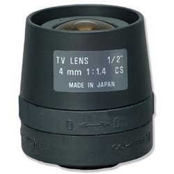 12FM04T 1/2" 4mm Manual Iris Lens