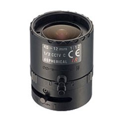 12VA412ASIR-SQ Tamron 1/2" 4-12mm F/1.2 IR Aspherical w/ Connector Video Iris Lens