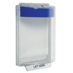 13020NB STI Universal Stopper® with Horn, Flush, No Label, Blue