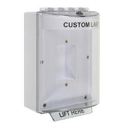 13410CW STI Universal Stopper® without Horn, Enclosed Backbox, Sealed Mounting Plate, Custom Labe...
