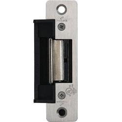 1714-12VDC Dynalock Fire-Labeled Electric Strikes, Aluminum/Hollow Metal Frames, Square Corners, 12VDC