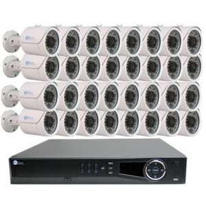 32 HD-CVI 720P Bullet Cameras DVR Kit for Business Professional Grade