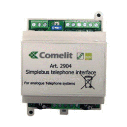 Comelit 2904UL Telephone interface module for SimpleBus2 and SimpleBus color