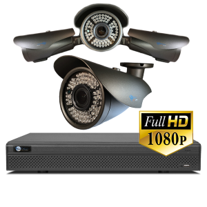 Complete 4 - 2MP Bullet Camera 1080P HD-CVI Security System