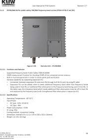 REMOTE UNIT EXTERNAL FILTER TOSUPPORT PS 800 UL PATH