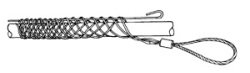 30658 Split Mesh Rod Closing Basket-type Slack Pulling Grips Cable Dia. Range 0.50-0.61in. (12.7-15.50 mm)
